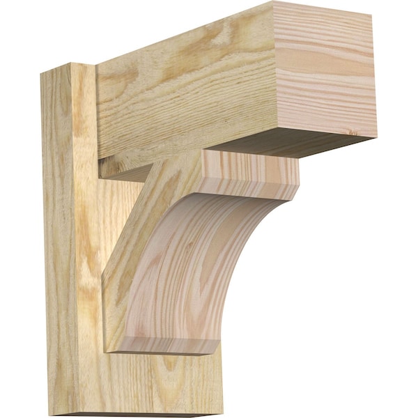 Ekena Millwork Legacy Block Rough Sawn Outlooker, Douglas Fir, 6"W x 12"D x 12"H OUT06X12X12LEC05RDF - main